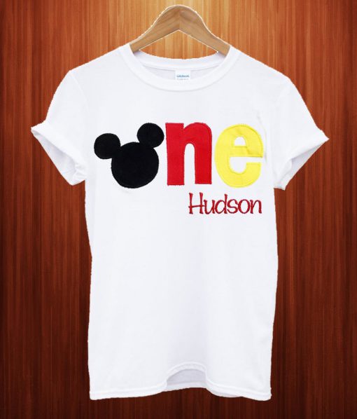 Mickey Mouse 1st Birthday T Shirt