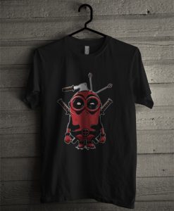 Minionpool Deadpool Minions Funny Marvel Comic T Shirt