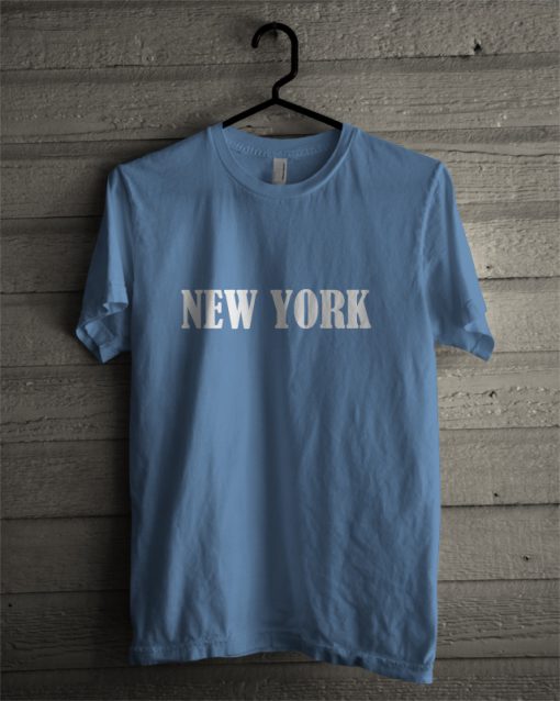 New York Font T Shirt