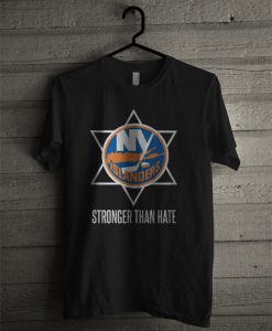 New York Islanders Stronger Than Hate T Shirt