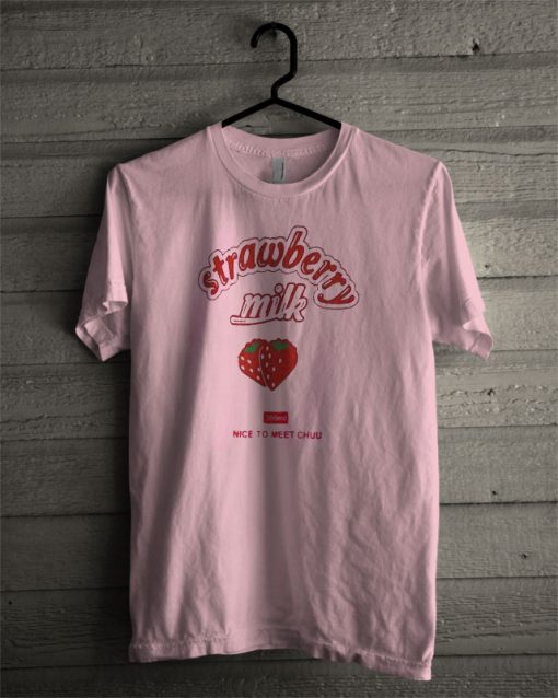 Nice To Meet Chuu Strawberry Milk T Shirt