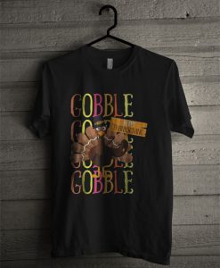 Nice Turkey Pilgrim Gobble Thanksgiving T Shirt