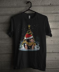 Niffler Santa Hat Christmas Tree Under Snow T Shirt