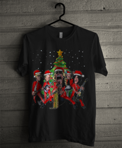 Official Aerosmith Band Merry Christmas T Shirt