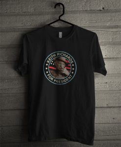 Official American Keith Richards For President T Shirt