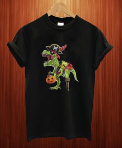 Official Dinosaur T-rex Pumpkin T Shirt