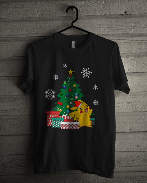 Pikachu Pokemon Christmas T Shirt