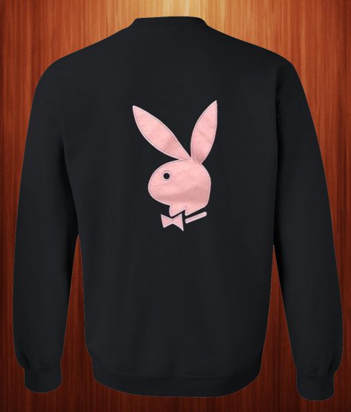 Playboy Logo Pink Sweatshirt Back