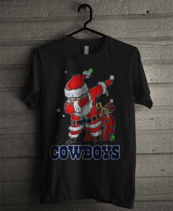 Santa Minnesota Vikings Dabbing Christmas Ugly T Shirt