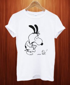 Scared Snoopy And Boo Woodstock Halloween T Shirt