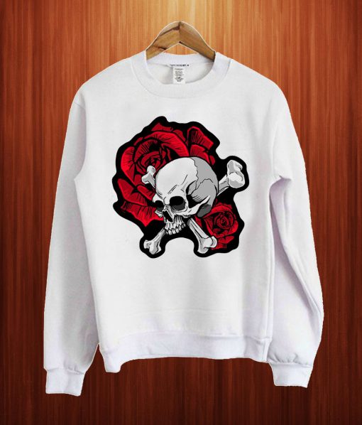 Skull And Roses Sweatshirt