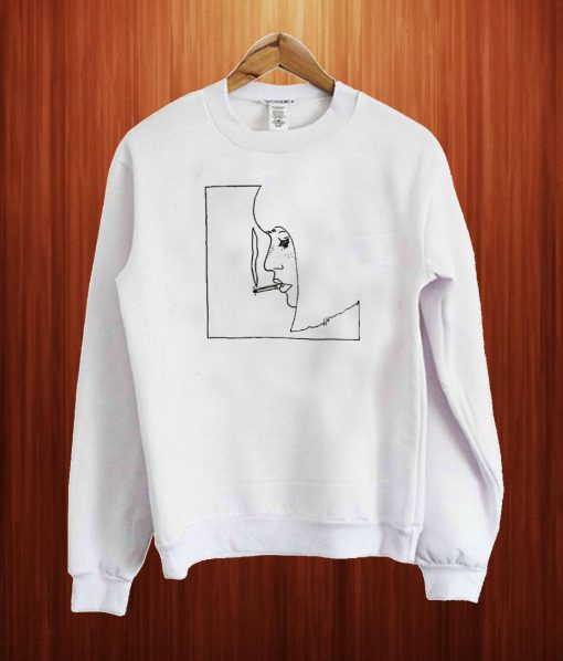 Smoking Girl Sweatshirt