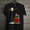 Snoopy Charlie Brown Santa Claus T Shirt