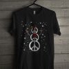 Snowman Hippie Say Hi To Me T Shirt