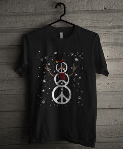 Snowman Hippie Say Hi To Me T Shirt