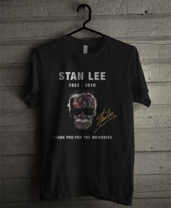 Stan Lee Thank You For The Memories T Shirt