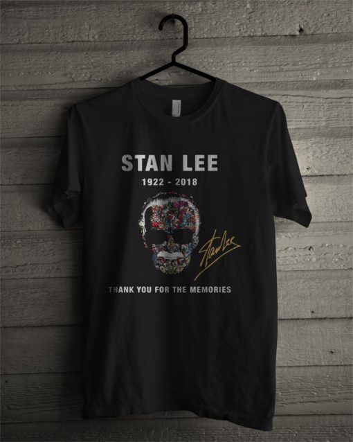 Stan Lee Thank You For The Memories T Shirt
