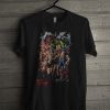 Stan Lee With Avenger Characters And Fan Graphic T Shirt