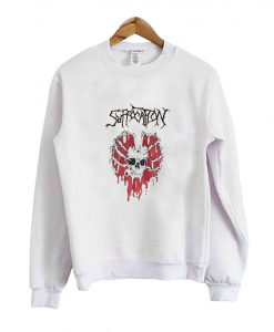 Suffocation Skeleton Heart Sweatshirt
