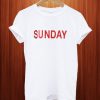 Sunday Print T Shirt