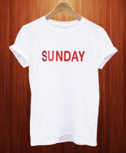 Sunday Print T Shirt