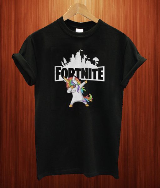 Unicorn Dadbing Frotnite T Shirt