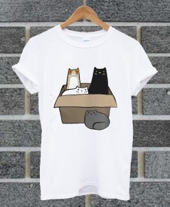 4 Cats In A Box T Shirt