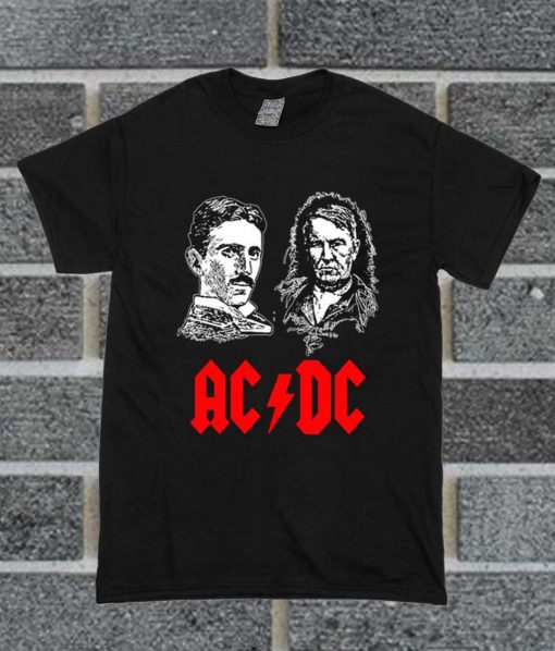 AC DC Tesla & Edison T Shirt