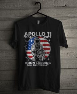 Apollo 11 Moon Landing 50th Anniversary NASA T Shirt