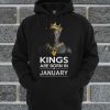 Black Panther Kings Are Born In January Hoodie