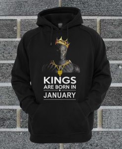 Black Panther Kings Are Born In January Hoodie