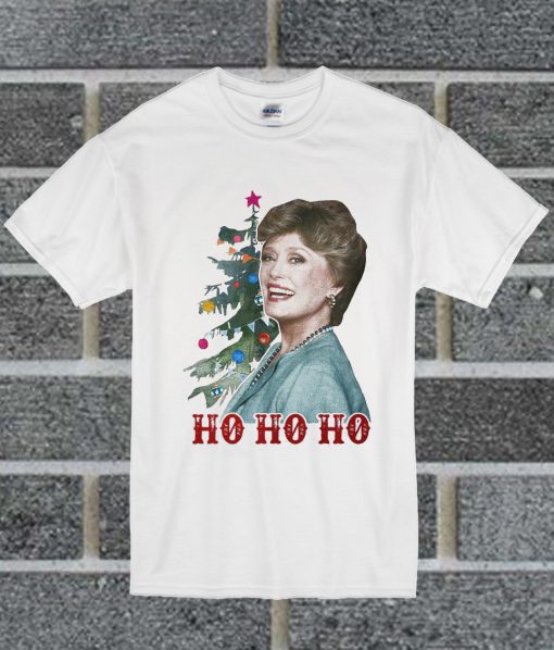 Blanche Golden Girls Ho Ho Ho Merry Christmas T Shirt