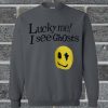 Cactus Plant Flea Market Lucky Me I See Ghosts Sweatshirt