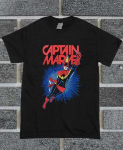 Captain Marvel Action T Shirt