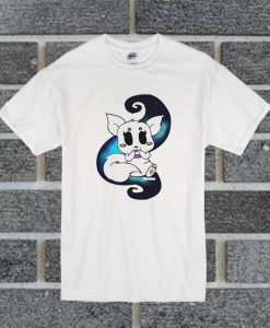 Cartoon White Fox T Shirt