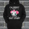 Cat I'm Sorry Did I Roll My Eyes Out Loud Hoodie