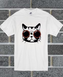 Cat In Glasses T Shirt