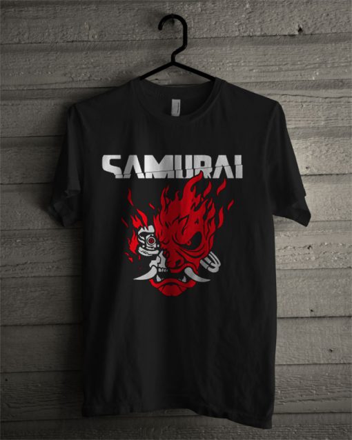 Cyberpunk 2077 Samurai Corporate Logo Classic T Shirt
