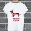 Dachshund Through The Snow Christmas T Shirt