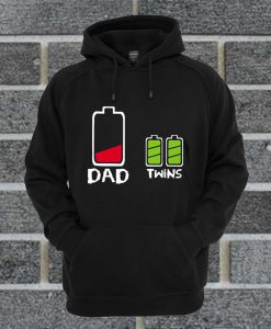 Dad Of Twins Power Up Hoodie