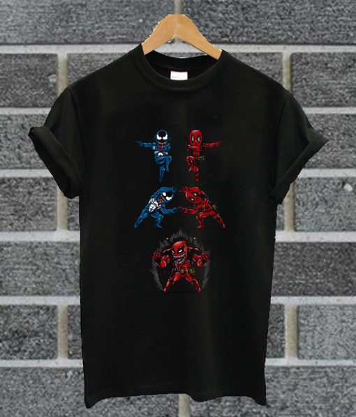 Deadpool And Venom Fusion T Shirt