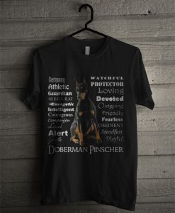 Doberman Traits Dark T Shirt