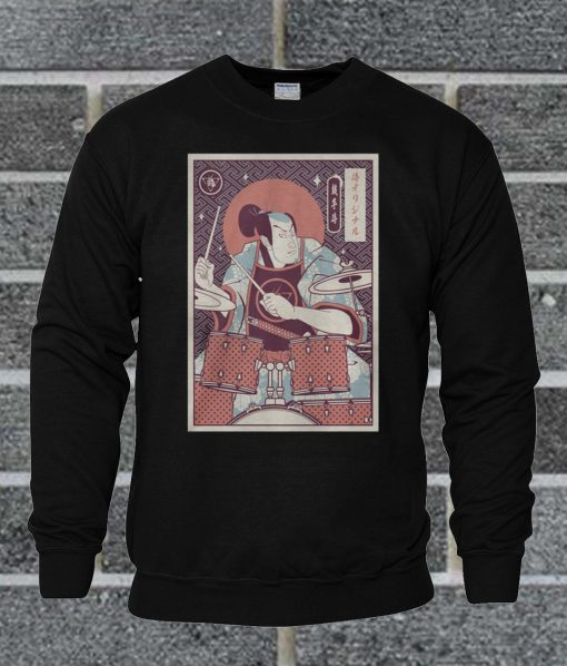 Drummer Samurai Sweatshirt