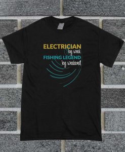 Electrician By Day Ninja By Night Mens T Shirt