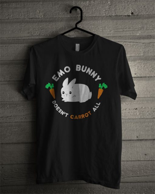 Emo Bunny Doesn't Carrot All T Shirt