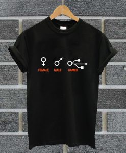 Female Male Gamer T Shirt
