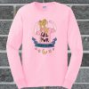 Girl Power Sailor Moon Cotton Sweatshirt