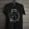 Gothic Moon Phase Witchcraft Cat T Shirt