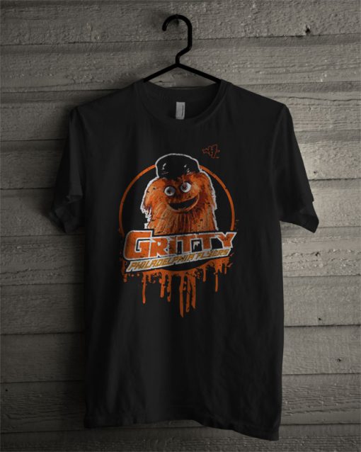 Gritty Final Black Mock T Shirt