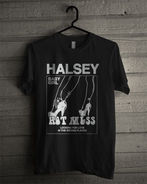 Halsey Hot Mess Front Print T Shirt